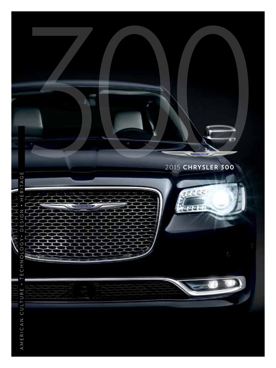 2015 Chrysler 300 Brochure Page 1